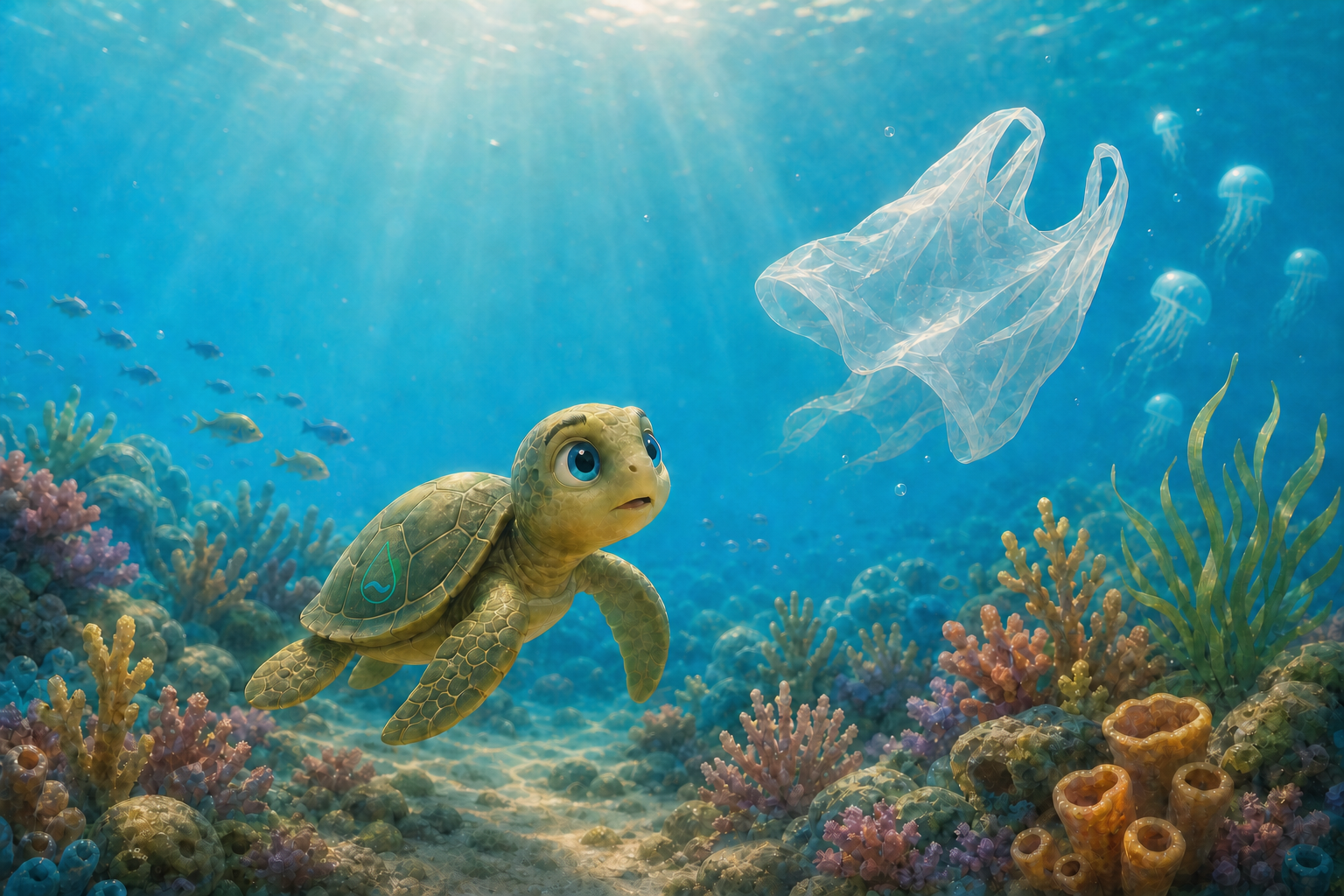 Nalu und die Plastikqualle